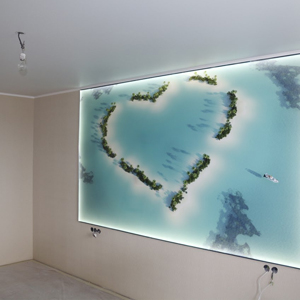 Натяжной потолок для спальни