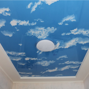 Натяжной потолок для ванной