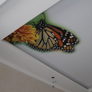 Натяжной потолок в детской