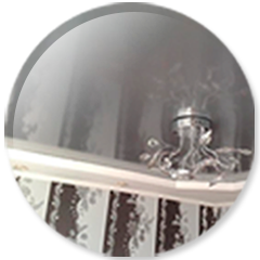 Натяжные потолки металлик