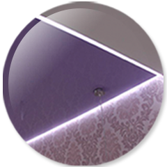 Натяжные потолки парящие