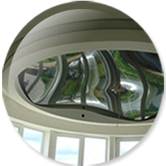 Волнообразные и конусообразные натяжные потолки